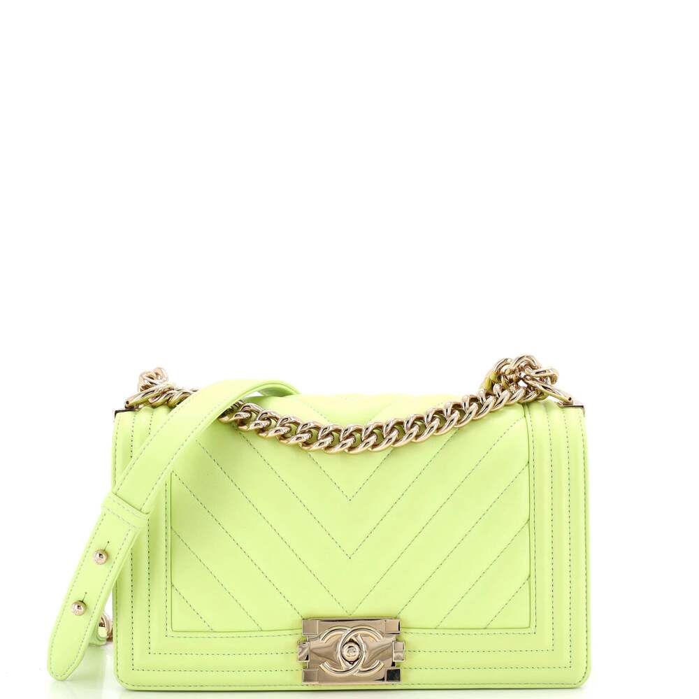 Chanel Boy Flap Bag Chevron Calfskin #251792C37B